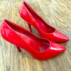 Red stilettos Pleaser